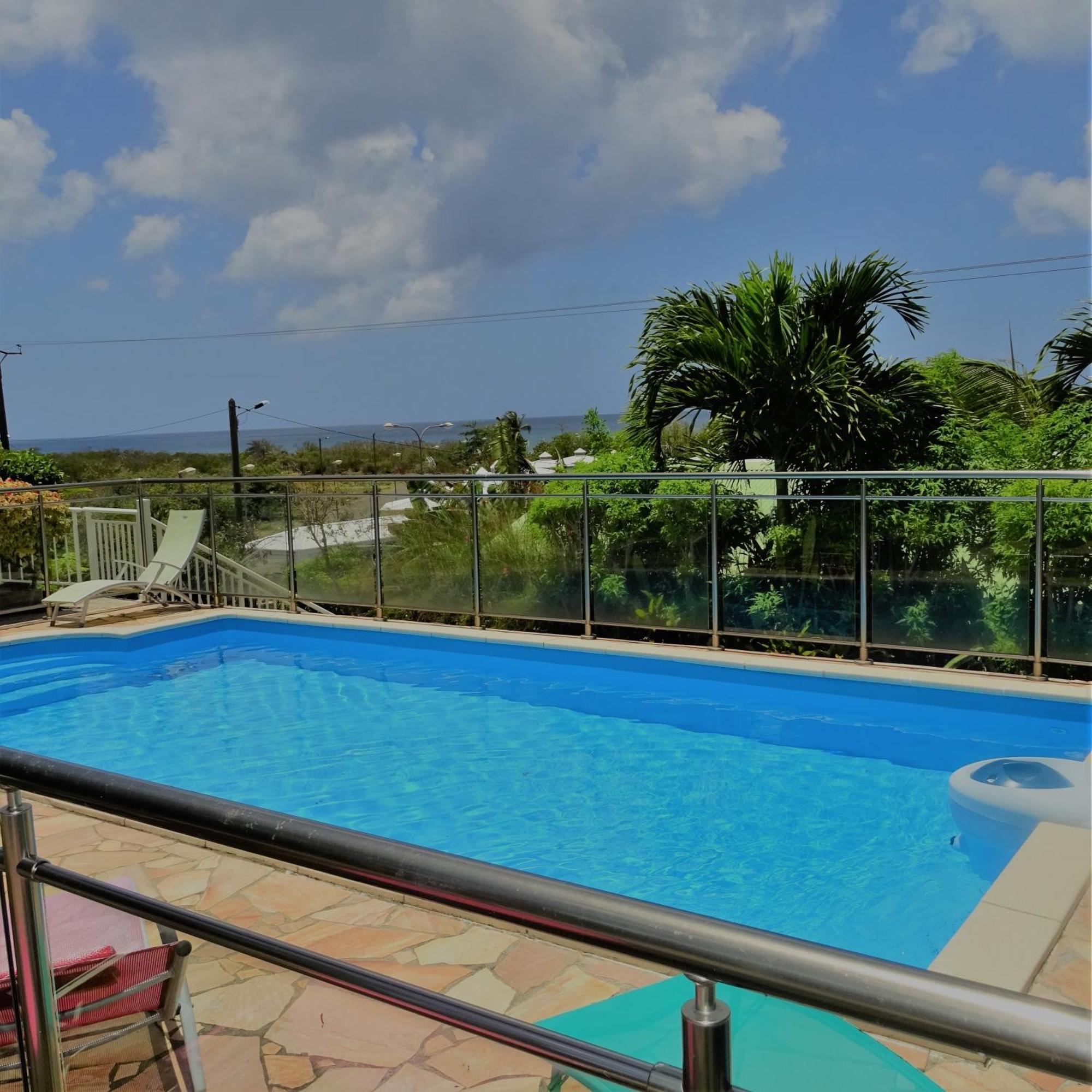 Les Algues De La Chapelle Bleu Horizon Villa Anse-Bertrand Esterno foto